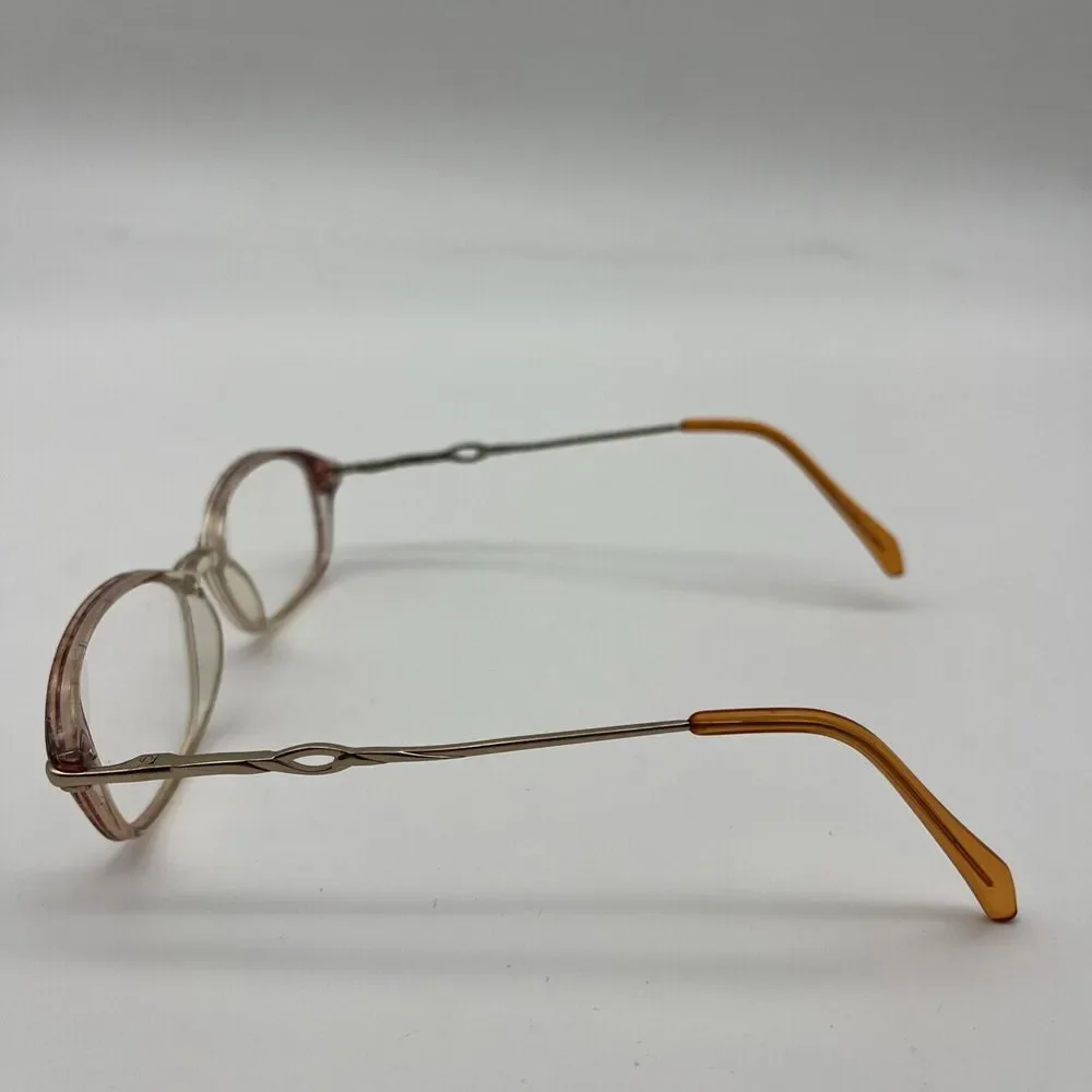 Eyeglass Frames Janice by Deals Optics 52-17-135 Brown Clear Full Plastic Rim